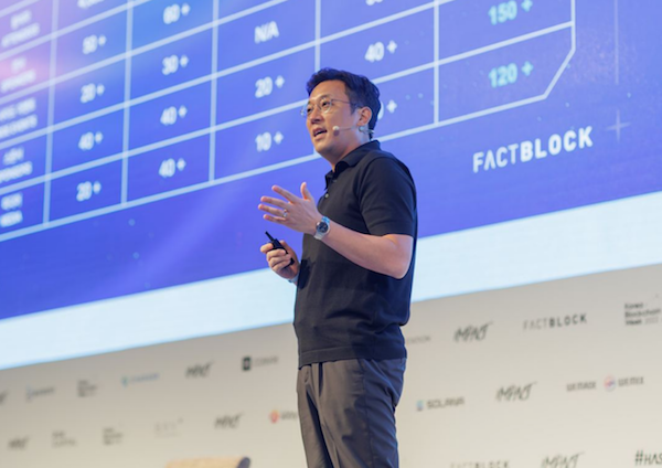 Seonik Jeon, founder of Korean Blockchain Week and CEO of Factblock.