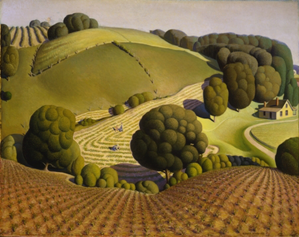 Young Corn, 1931, by Grant Wood